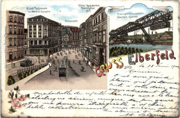 Gruss Elberfeld - Litho - Wuppertal