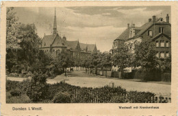 Dorsten In Westfalen - Westwall Mit Krankenhaus - Dorsten