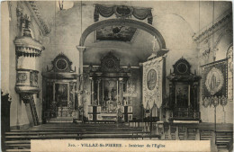 Villaz-St-Pierre - Interieur De L Eglise - Autres & Non Classés