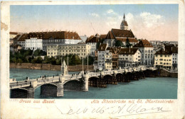 Gruss Aus Basel - Alte Rheinbrücke - Autres & Non Classés