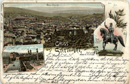 Gruss Aus Stuttgart - Litho - Stuttgart