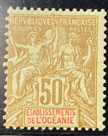 Etablissement Français De L'océanie YT N°20 Neuf* - Unused Stamps