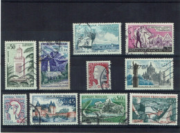 FRANCE - 1960-61 Y&T N° 1238 - 1241 - 1245 - 1254 - 1263 - 1268 - 1282 - 1313 - 1314 - 1315 (0113) - Used Stamps