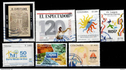 0009D-COLOMBIA-2007-HCV - USED POSTAL WITH SCARCES - Colombia