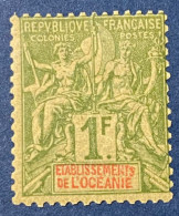 Etablissement Français De L'océanie YT N°13 Neuf* - Unused Stamps