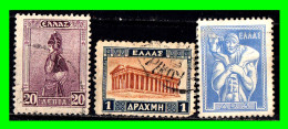 GRECIA - ( EUROPA )  SELLOS DE DIFERENTES AÑOS Y VALORES - Collections