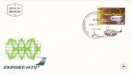 Israeli Export Airmails - 1968 - FDC