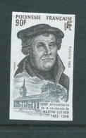 French Polynesia 1983 Martin Luther Anniversary Imperforate Single MNH - Ongebruikt