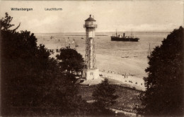 CPA Hamburg Altona Rissen Wittenbergen, Leuchtturm, Schiff, Strand - Other & Unclassified