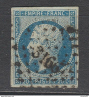 RARETE POUR SPECIALISTE Case 86 Du POSTFS Sur VERT Avant L'appariton De La Variété N°14Adh Signé JF BRUN TBE - 1853-1860 Napoléon III