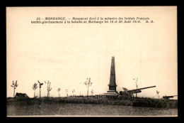 57 - MORHANGE - MONUMENT A LA MEMOIRE DES SOLDATS FRANCIAS TOMBES A LA BATAILLE DES 19 ET 20 AOUT 1914 - Morhange