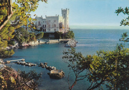 U6049 Trieste - Castello Di Miramare - Castle Schloss Chateau Castillo / Viaggiata 1965 - Trieste