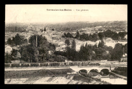 51 - SERMAIZE-LES-BAINS - VUE GENERALE - TRAIN SUR LA LIGNE DE CHEMIN DE FER - Sermaize-les-Bains