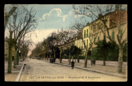 83 - LA SEYNE-SUR-MER - BOULEVARD DU 4 SEPTEMBRE - CARTE COLORISEE - La Seyne-sur-Mer