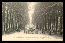 02 - SAINT-QUENTIN - ENFANTS AVENUE CENTRALE DES CHAMPS-ELYSEES - Saint Quentin