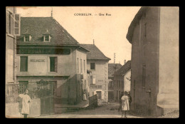 38 - CORBELIN - UNE RUE - RESTAURANT - BOULANGERIE - Corbelin