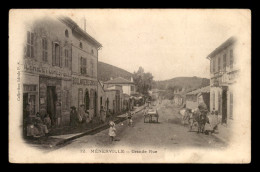 ALGERIE - MENERVILLE - GRANDE RUE - BOULANGERIE G. BICAIS - EPICERIE V. BOLZE - Autres & Non Classés