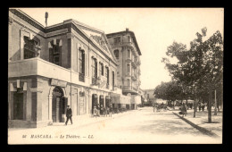 ALGERIE - MASCARA - LE THEATRE - SALON DE COIFFURE MAUREAU - Autres & Non Classés