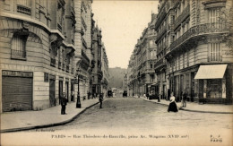 CPA Paris XVII, Rue Theodore-de-Banville, Avenue Wagram - Otros & Sin Clasificación