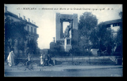 ALGERIE - MASCARA - MONUMENT AUX MORTS - Autres & Non Classés