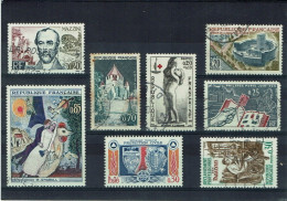 FRANCE - 1963-64 Y&T N° 1384 - 1392A - 1398 - 1400 - 1402 - 1403 - 1404 - 1405 (0110) - Used Stamps