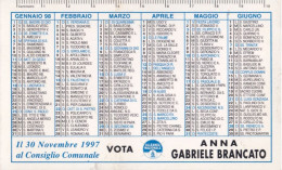 Calendarietto - Alleanza Nazionale - Anno 1998 - Formato Piccolo : 1991-00