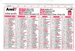 Calendarietto - Anni'e - La Tv Di Libertà - Anno 1998 - Formato Piccolo : 1991-00