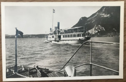 CPSM LAC D'ANNECY 74 Le Bateau France Et Le Mont Veyrier - Otros & Sin Clasificación