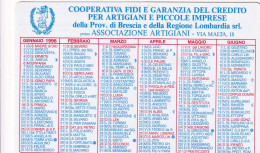 Calendarietto - Associazione Artigiani - Anno 1998 - Kleinformat : 1991-00