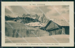 Belluno Pieve Di Cadore Le Marmarole Nevcata Cartolina VK3819 - Belluno