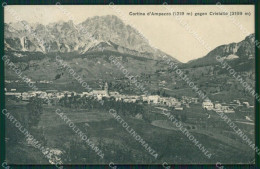 Belluno Cortina D'Ampezzo Cartolina ZKM8719 - Belluno