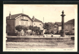 CPA Meurcourt, Place Du Centre, La Fontaine  - Other & Unclassified