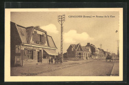 CPA Chaulnes, Avenue De La Gare  - Chaulnes