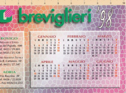 Calendarietto - Breviglieri - Anno 1998 - Klein Formaat: 1991-00