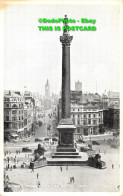 R408701 London. Nelson Column. Trafalgar Square. Valentine. Silveresque - Andere & Zonder Classificatie