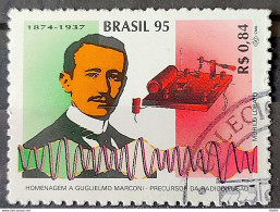 C 1941 Brazil Stamp Guilhermino Marconi Communication Radio 1995 Circulated 1 - Usati