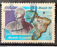 C 1938 Brazil Stamp Alexandre De Gusmao Diplomacy 1995 Circulated 7 - Used Stamps