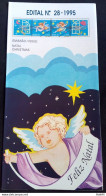 Brochure Brazil Edital 1995 28 Christmas Religion Without Stamp - Briefe U. Dokumente