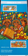 Brochure Brazil Edital 1995 09 Festas Juninas Gaita Sanfona Without Stamp - Brieven En Documenten