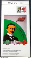 Brochure Brazil Edital 1995 06 Guglielmo Marconi Radiodifusao Ciência Comunicação Without Stamp - Cartas & Documentos
