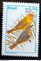 Brazil Regular Stamp RHM 718 Urban Birds Canário Da Terra 1995 - Ungebraucht