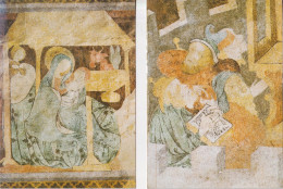 Erlenbach Im Simmental - Fresken In Der Kirche  (2 Karten)        Ca. 1990 - Erlenbach Im Simmental