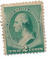 USA 1887 2C Green Washington - Gebruikt