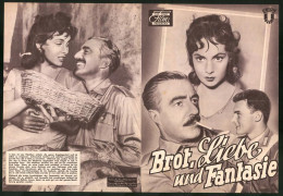 Filmprogramm DNF, Brot, Liebe Und Fantasie, Gina Lollobrigida, Vittorio De Sica, Regie: Luigi Comencini  - Zeitschriften