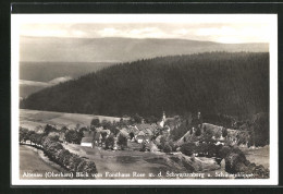 AK Altenau / Harz, Blick Vom Forsthaus Rose M. D. Schwarzenberg U. Schützenklippe  - Chasse