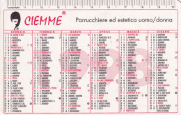 Calendarietto - Ciemme - Parrucchiere Ed Estetica Unomo - Donna - Anno 1998 - Formato Piccolo : 1991-00