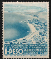 MEXICO Scott # C89 MH - Airmail Stamp - Light Blue Shade - México