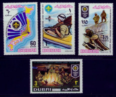 1971 Dubai 393-396 13th World Scout In Japan 6,00 € - Ongebruikt