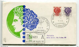 Italia FDC Venetia 1976 Siracusana 150 400  Viaggiata Racc. Per L'Italia - FDC