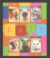 Guyana - 2001 - Cats - Yv 5295/00 - Gatos Domésticos